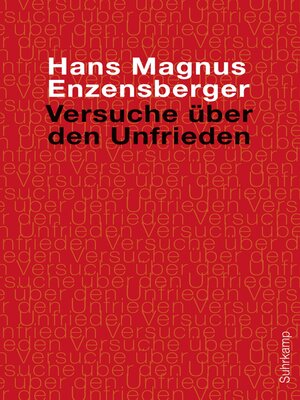 cover image of Versuche über den Unfrieden